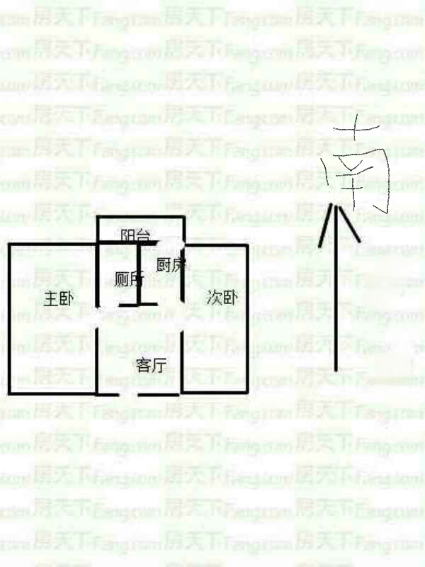 中柳林小区  2室1厅1卫   40.00万