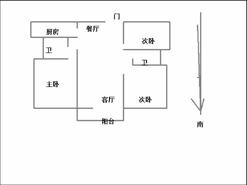 汉光华府  3室2厅2卫   185.00万室内图