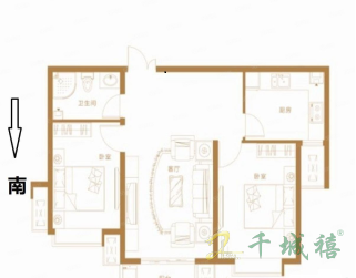 赵都新城福和园  2室2厅1卫   94.00万