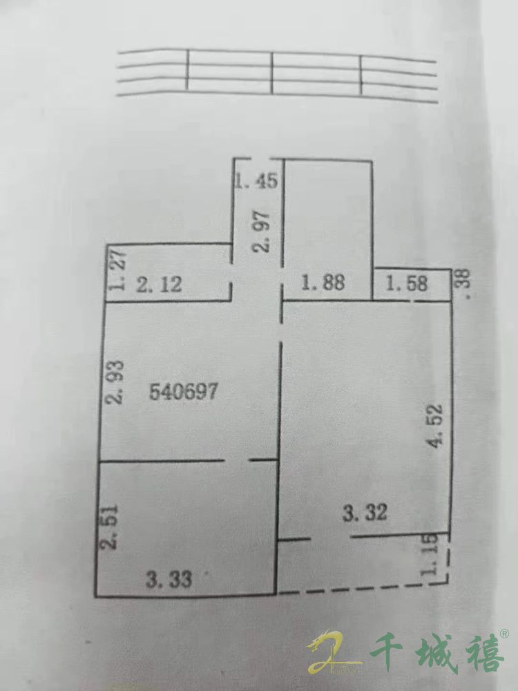 公安小区  2室1厅1卫   35.00万户型图