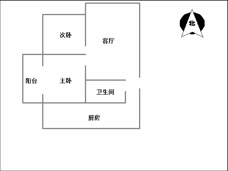 百家乐园东区  2室1厅1卫   80.00万室内图1