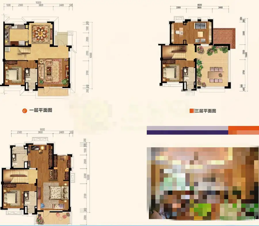 碧桂园翡翠郡  5室2厅2卫   380.00万室内图