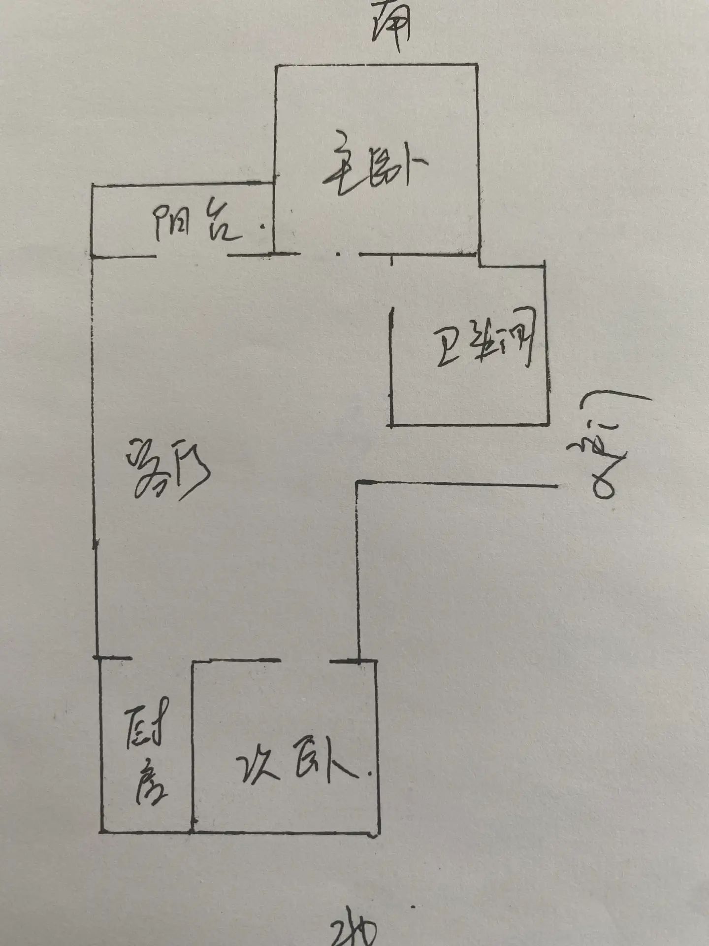 荣盛锦绣花苑  2室1厅1卫   1800.00元/月室内图1