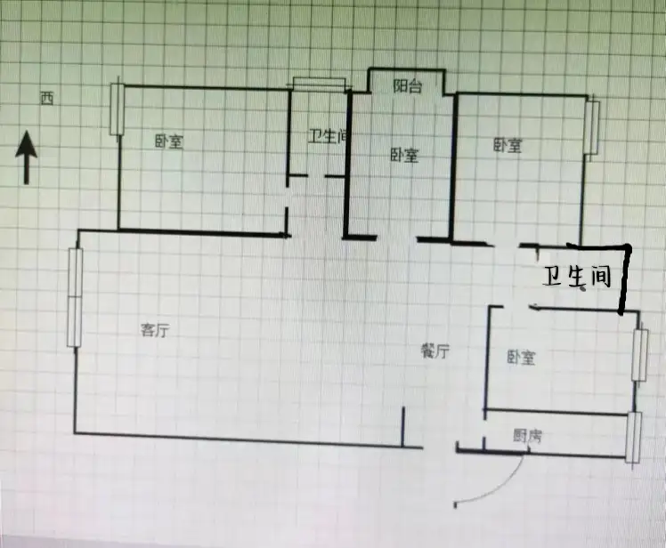 南湖花园二期  4室2厅2卫   168.00万