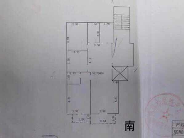 东方绿城东区（滏东南大街168号）  3室2厅2卫   133.00万室内图1