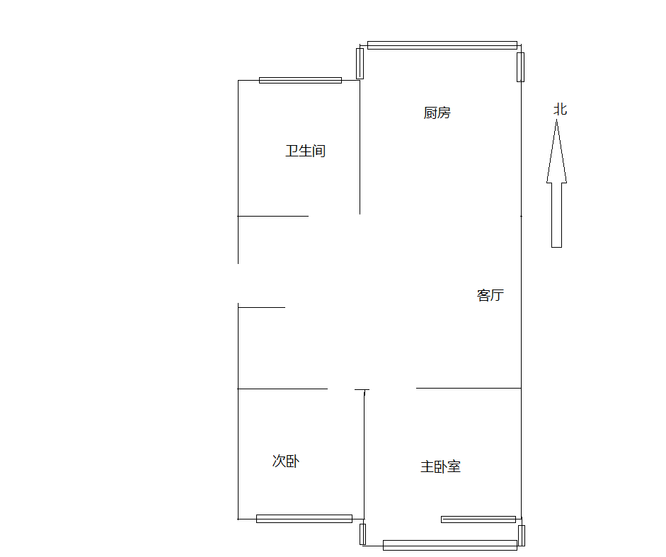 新欣佳苑  3室2厅1卫   800.00元/月