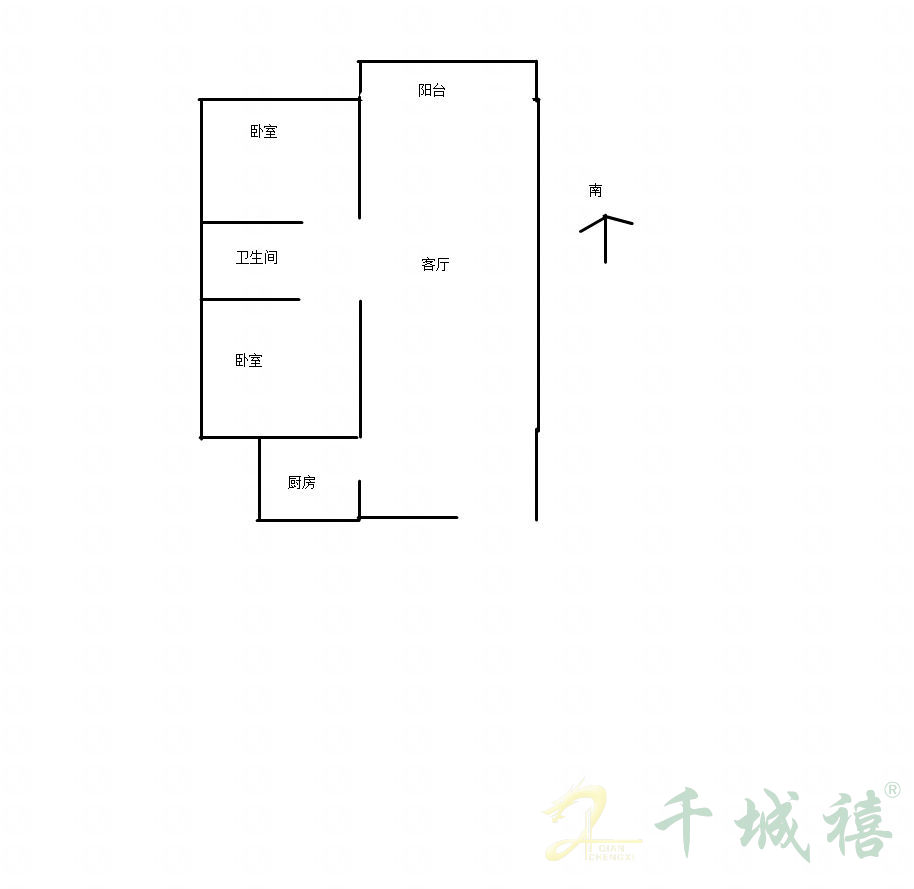 盛锦花园  2室2厅1卫    85.0万