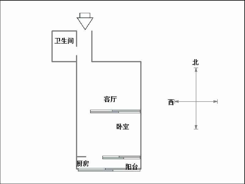 屹立花园（屹立?温泉花园）  1室1厅1卫   900.00元/月