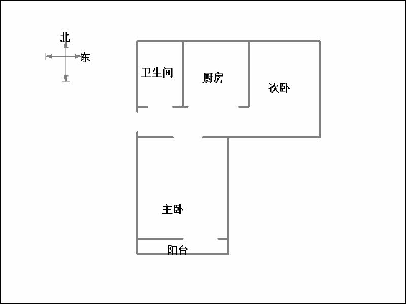 和平东小区（和平路391号院）  2室2厅1卫   950.00元/月室内图