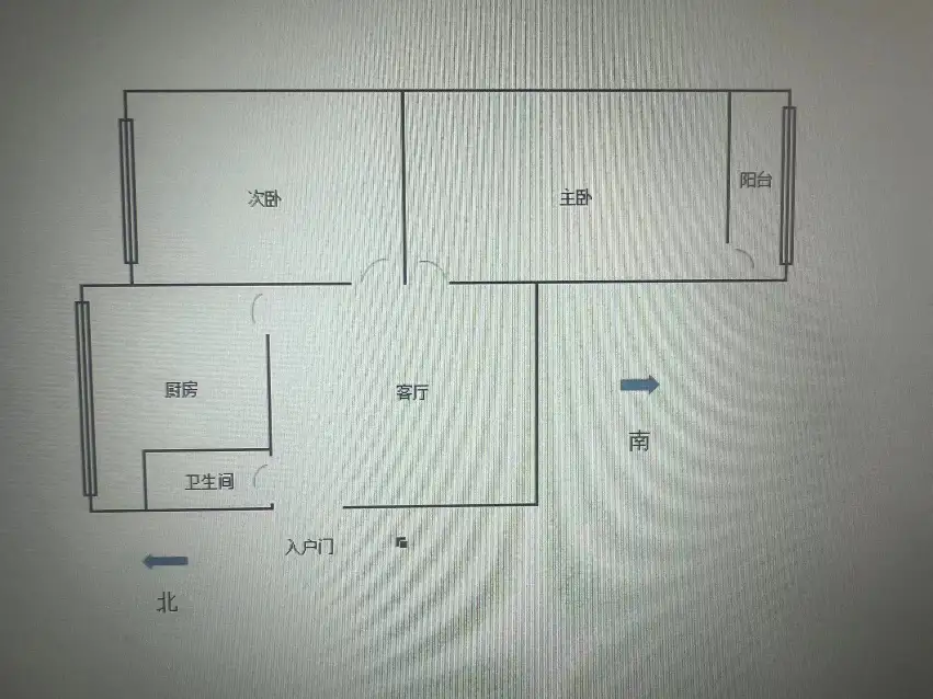 棉机家属院  2室1厅1卫   28.00万室内图