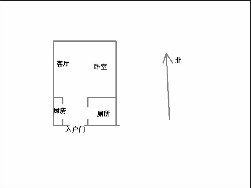 美的置业广场（美的悦然广场）  1室1厅1卫   40.00万室内图