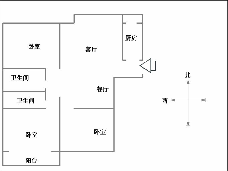 和润嘉园(和家大院)  3室2厅2卫   121.00万