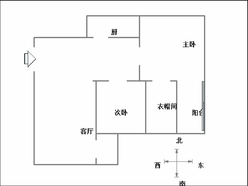 明珠花园C区  3室2厅1卫   112.00万室内图