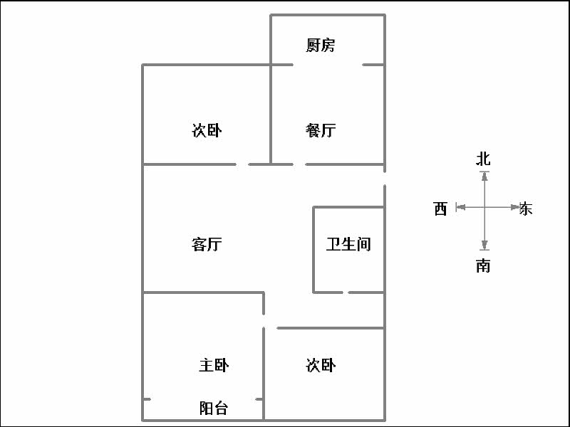 广厦小区  3室2厅1卫   108.00万室内图