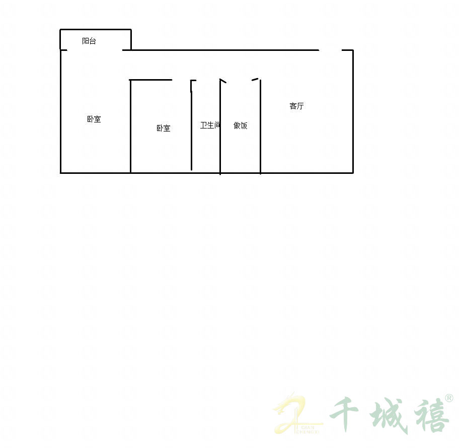 百家乐园西区(百家乐园一号院)  2室1厅1卫   51.00万