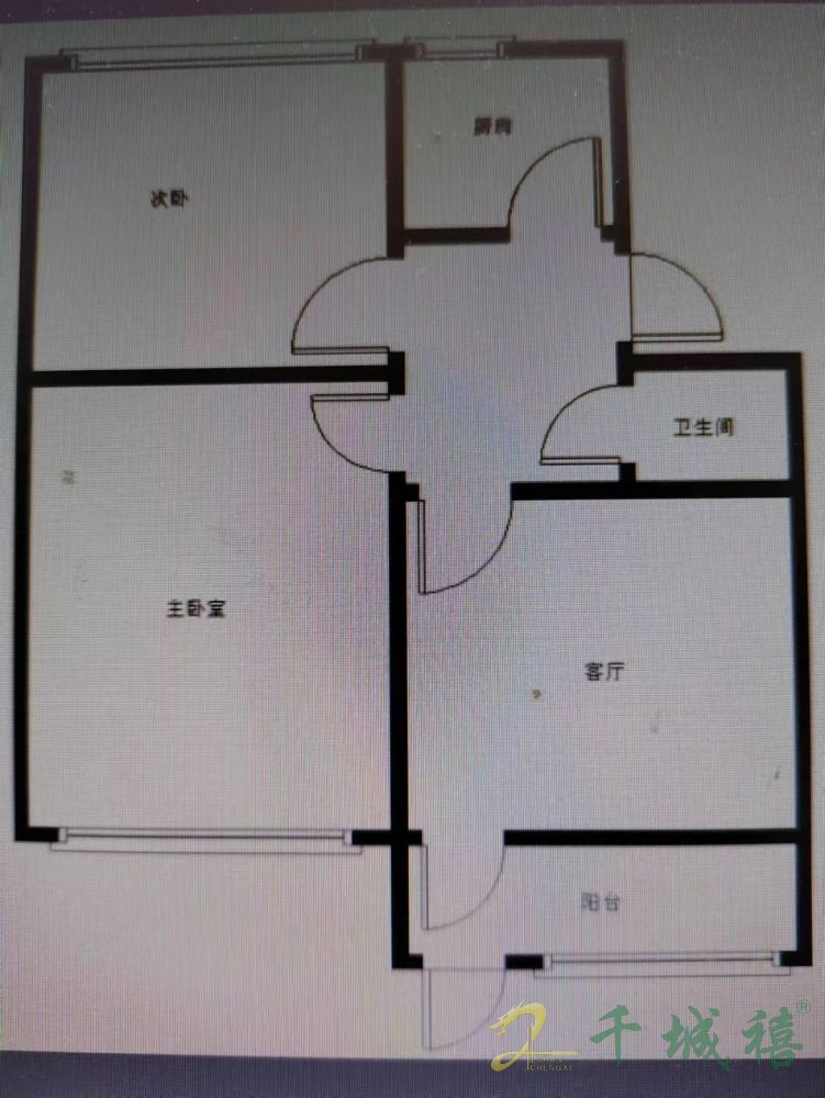 罗城头1号院  3室1厅1卫   35.00万室内图