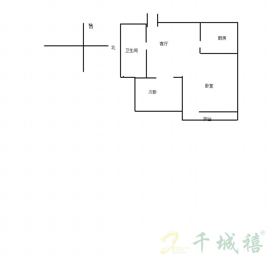 邯钢罗二生活区  2室1厅1卫   39.00万室内图