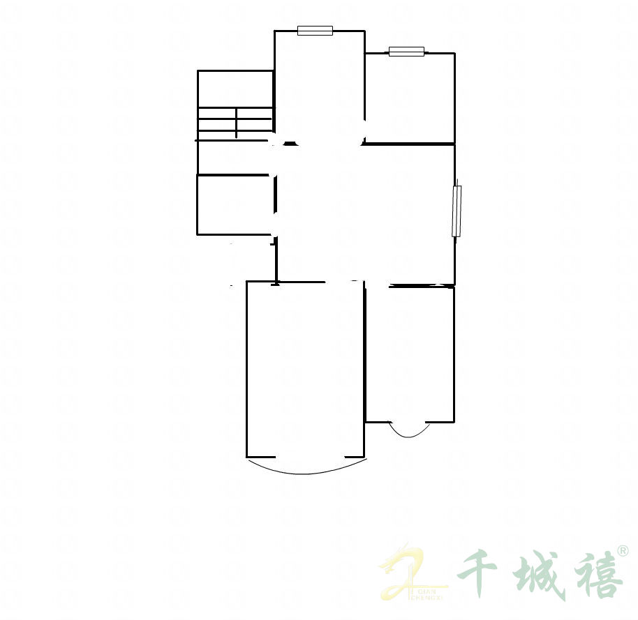 贸易街97号院  3室1厅1卫   84.00万户型图