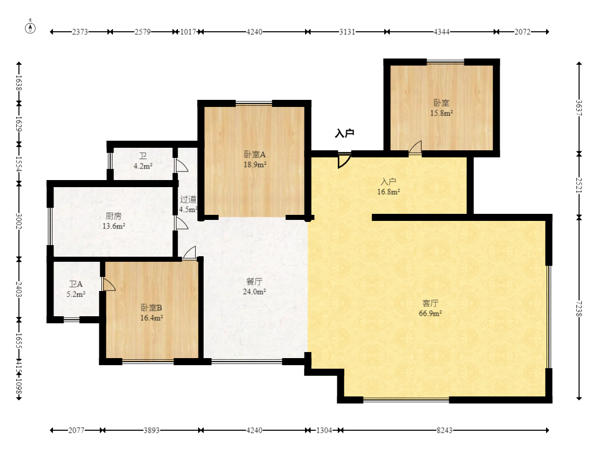 碧桂园威尼斯城 8室2厅7卫 1333.98万 碧桂园威尼斯城 8室2厅7卫 1333.98万户型图