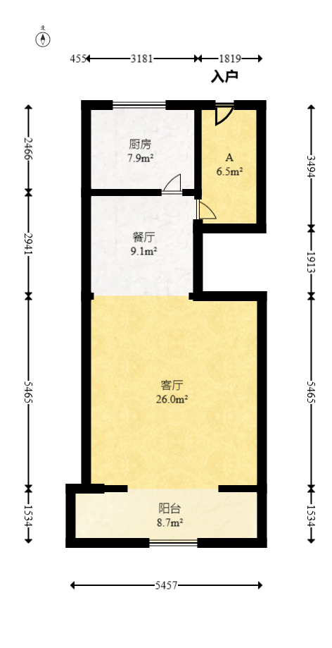 佳兆业水岸新都 4室2厅3卫 165.0万 佳兆业水岸新都 4室2厅3卫 165.0万户型图