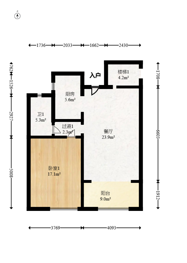 润和湘江天地D区 4室2厅2卫 126.0万 润和湘江天地D区 4室2厅2卫 126.0万户型图