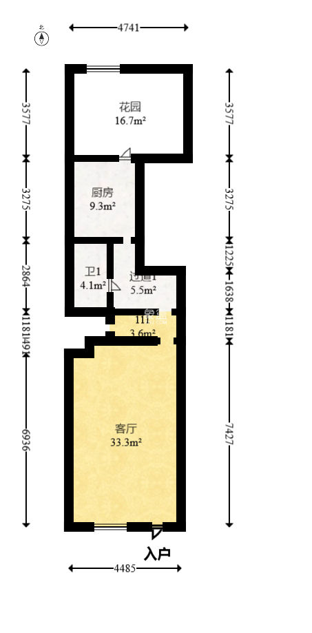 盈峰翠邸  3室2厅2卫   75.00万