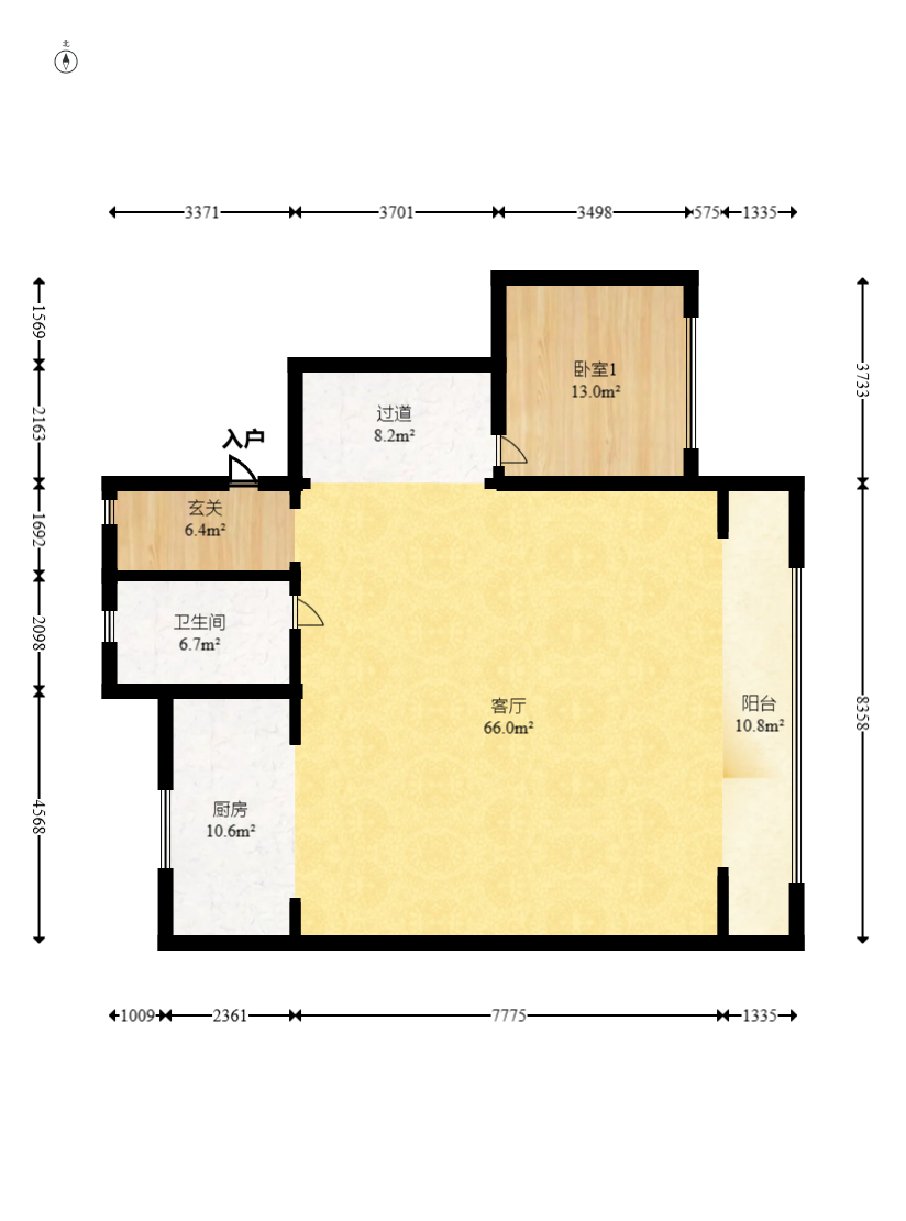 时代建发和著  6室2厅2卫    650.0万室内图1