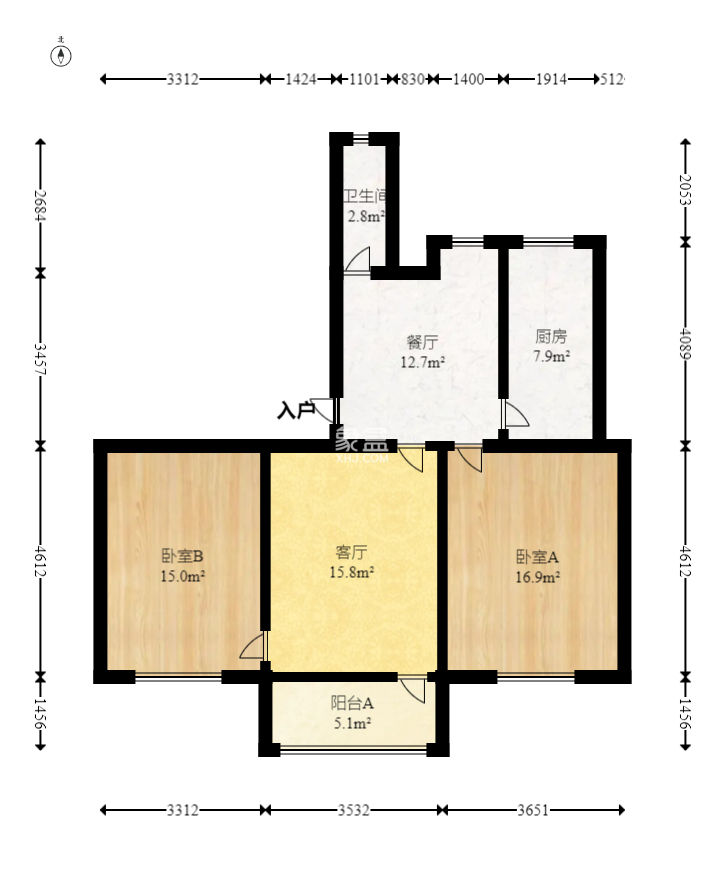天心區(qū)書(shū)院路街道辦事處職工宿舍  3室1廳1衛(wèi)   55.00萬(wàn)