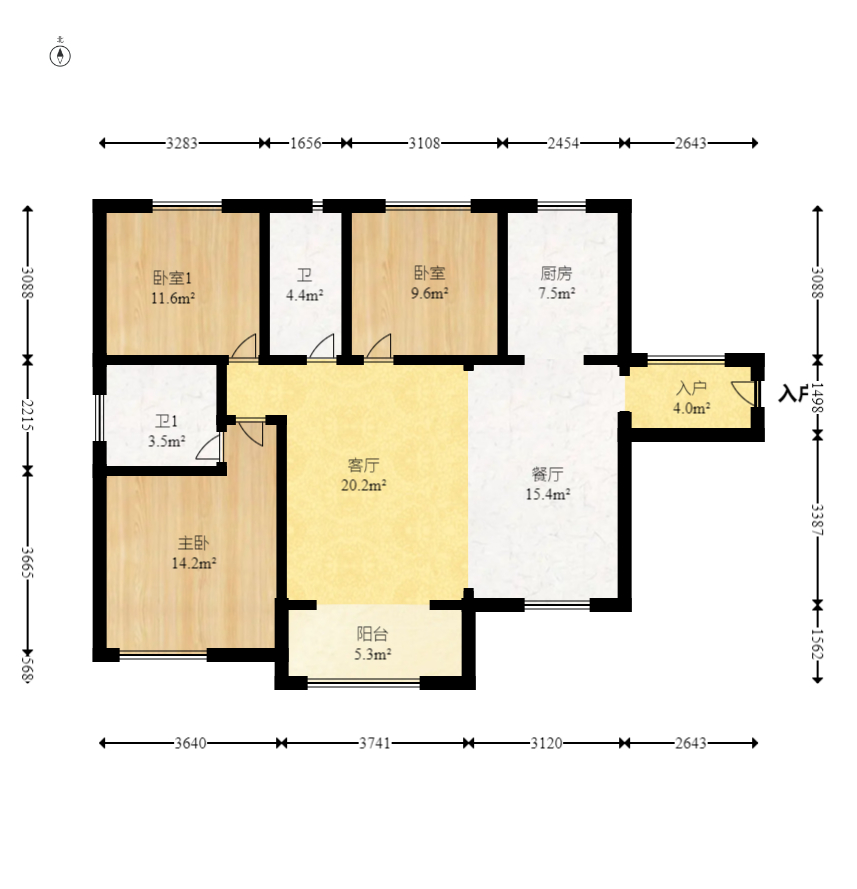 荣盛花语城  1室0厅0卫    88.0万 荣盛花语城  1室0厅0卫    88.0万户型图