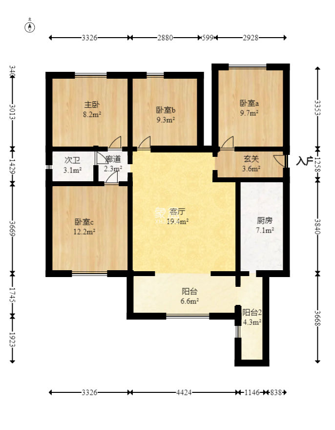骑龙大街（骑龙苑）  4室2厅1卫   95.00万