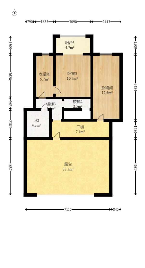 咸嘉新村嘉兴苑  1室2厅1卫   109.80万其他