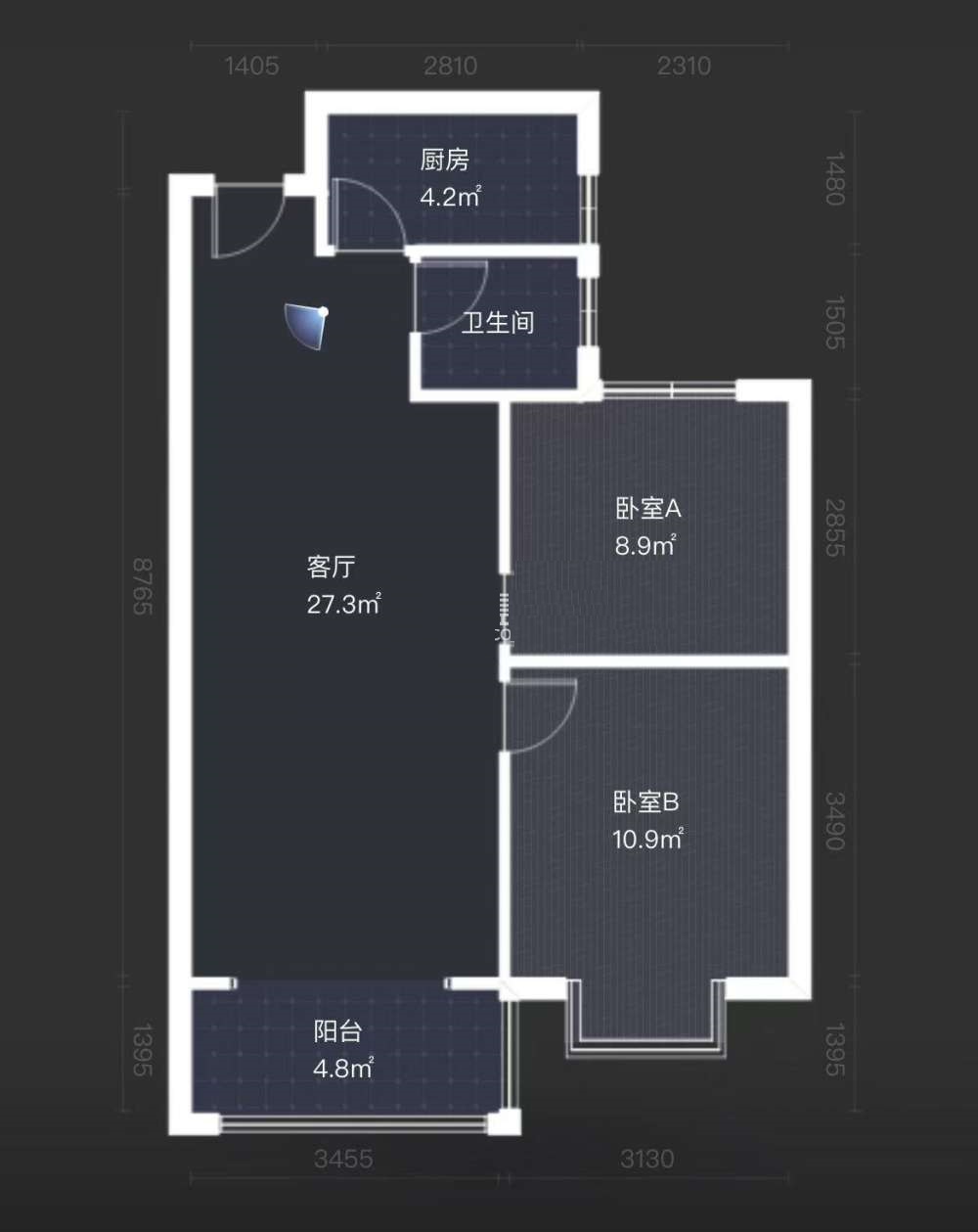 亿都时光  2室1厅1卫   52.80万