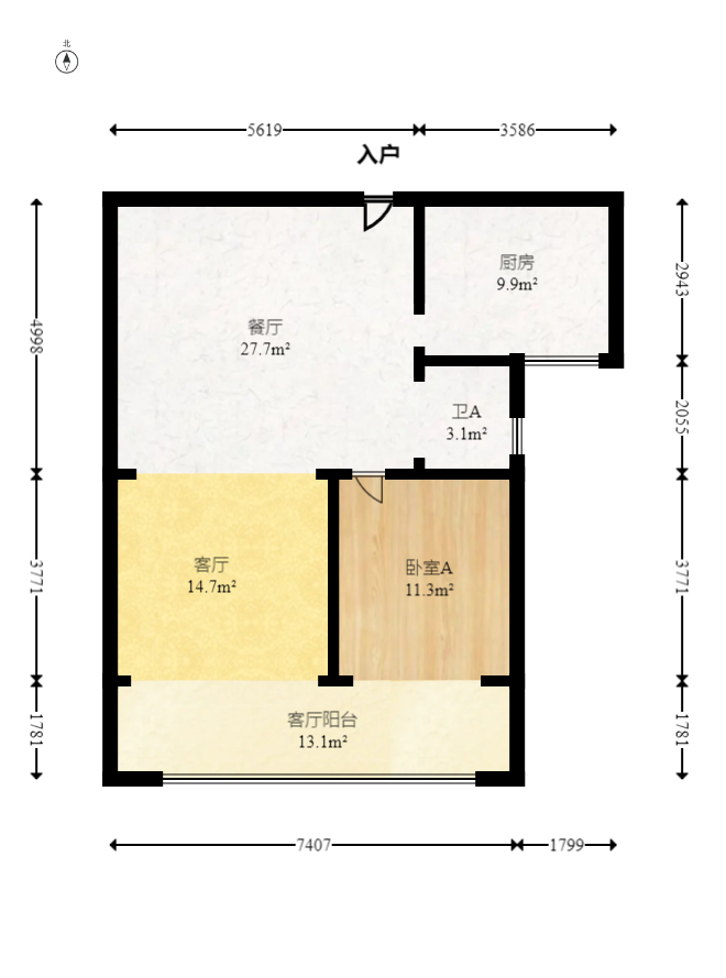 华杰天骄（滨江福源里）  4室2厅2卫   218.00万室内图1