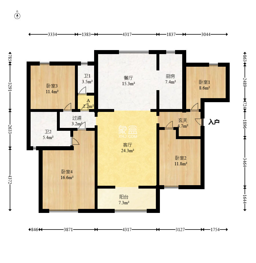 万润滨江天著  4室2厅2卫    165.0万 万润滨江天著  4室2厅2卫    165.0万
