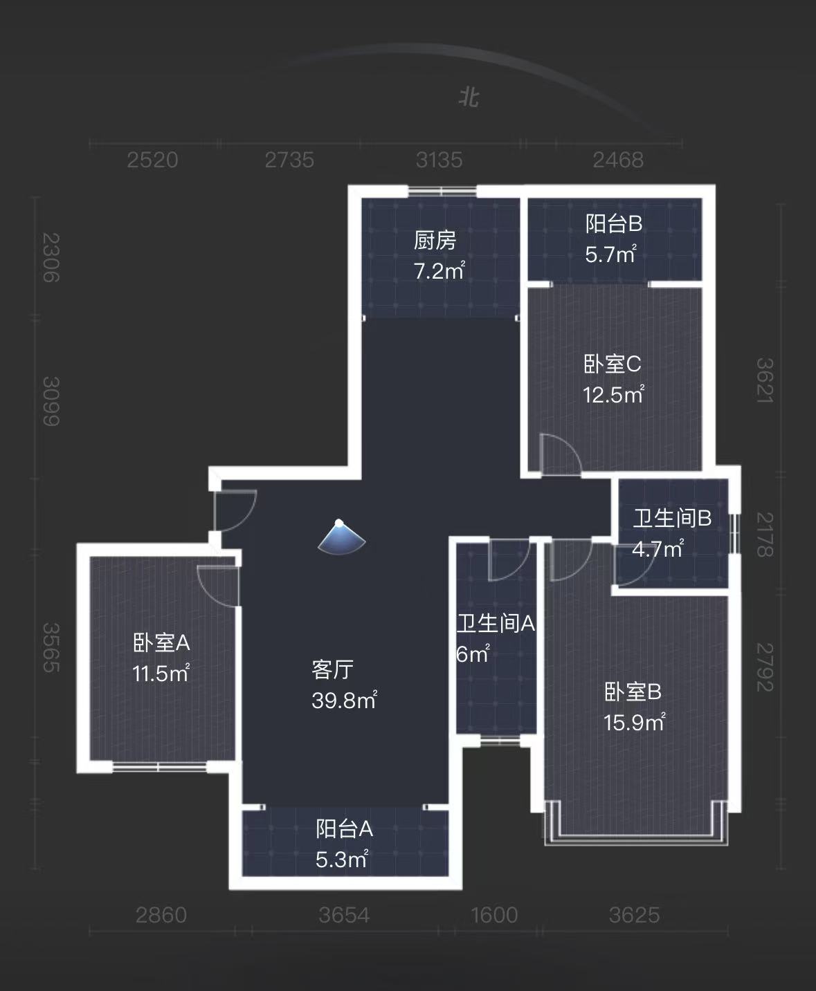 株洲锦绣江山 3室2厅2卫 78.0万 株洲锦绣江山 3室2厅2卫 78.0万室内图