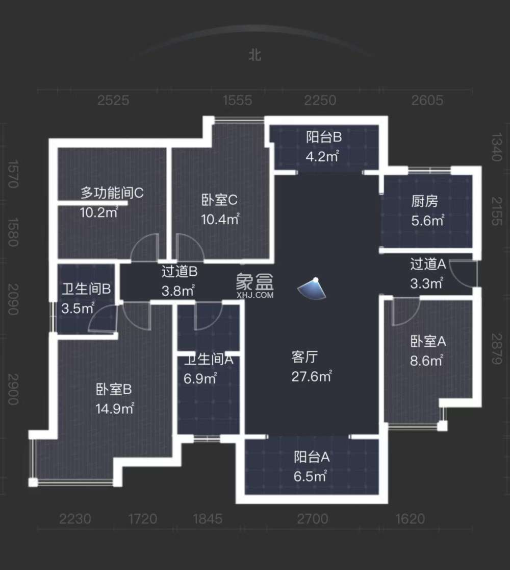 提香蓝岸  4室2厅2卫   57.00万
