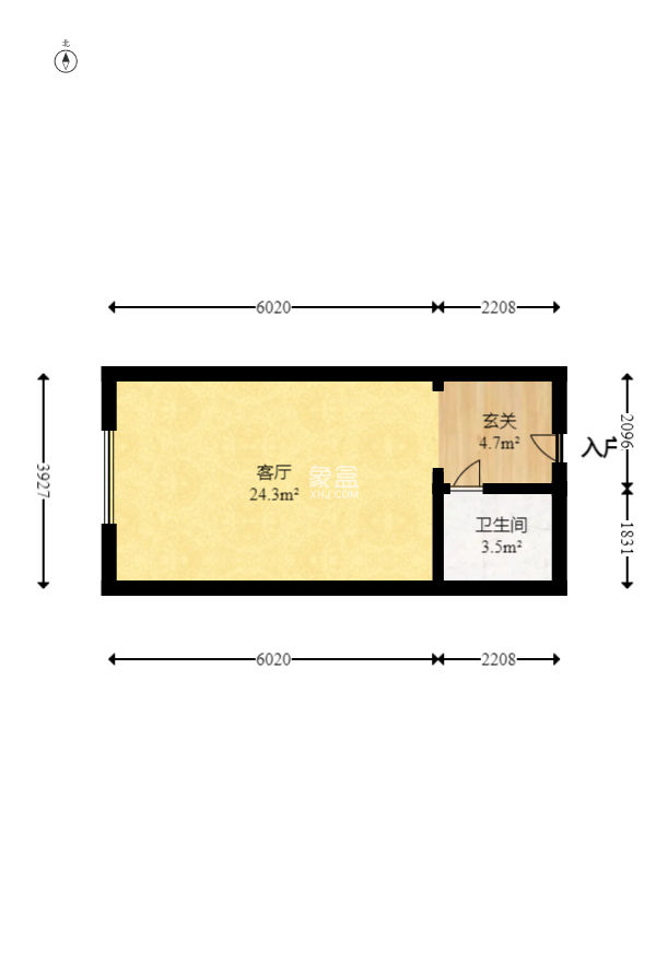 万博汇  1室1厅1卫   50.00万