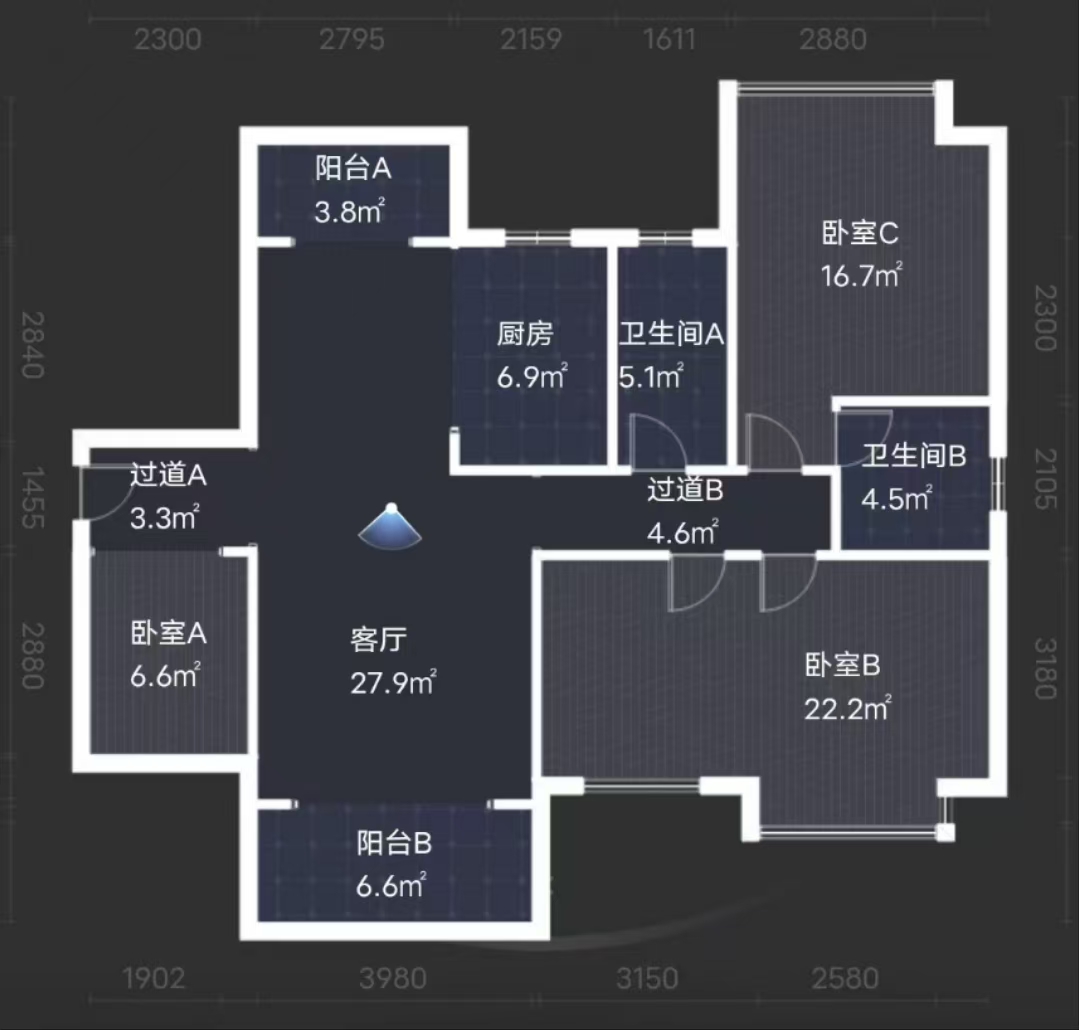 紫金华府 3室2厅2卫 65.0万 紫金华府 3室2厅2卫 65.0万室内图