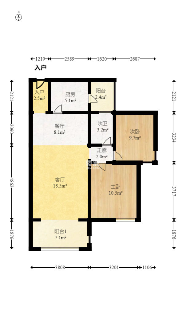 滨江帝景一期 3室2厅1卫 152.0万 滨江帝景一期 3室2厅1卫 152.0万室内图