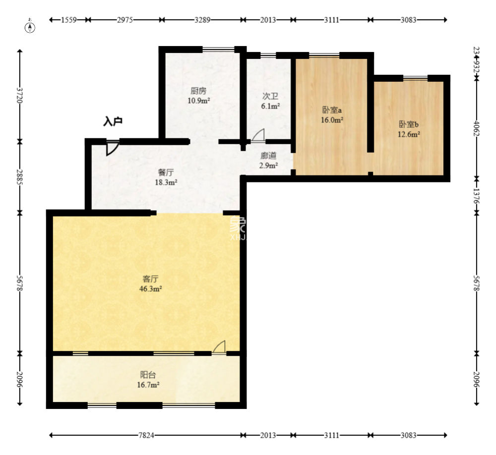 建发央著  4室2厅2卫    268.0万