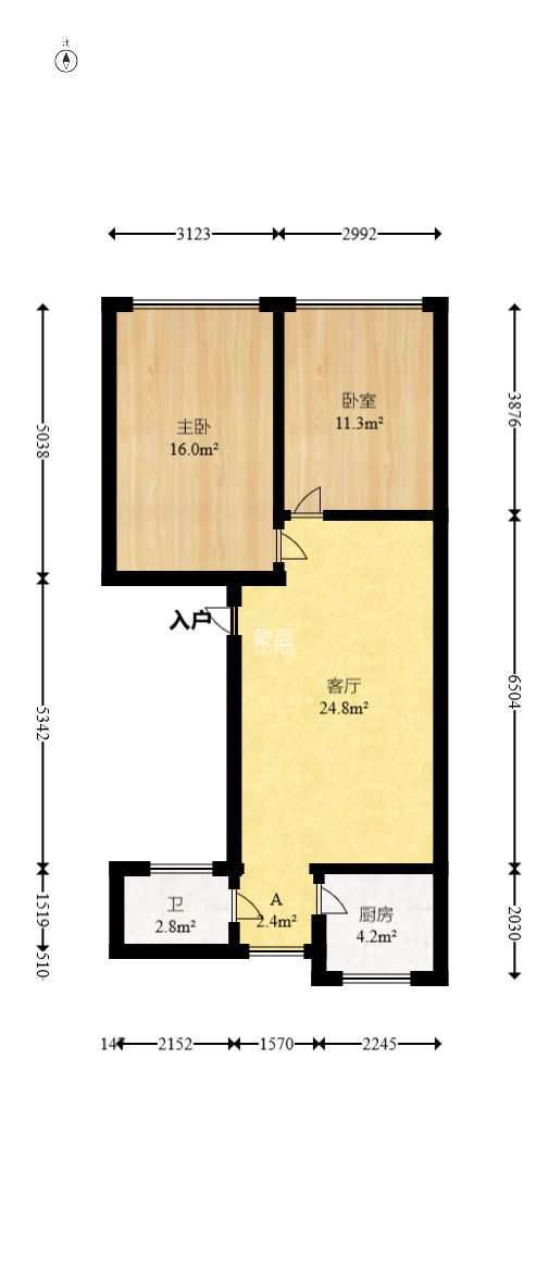 灰埠小区（灰埠社区）  2室1厅1卫   25.00万