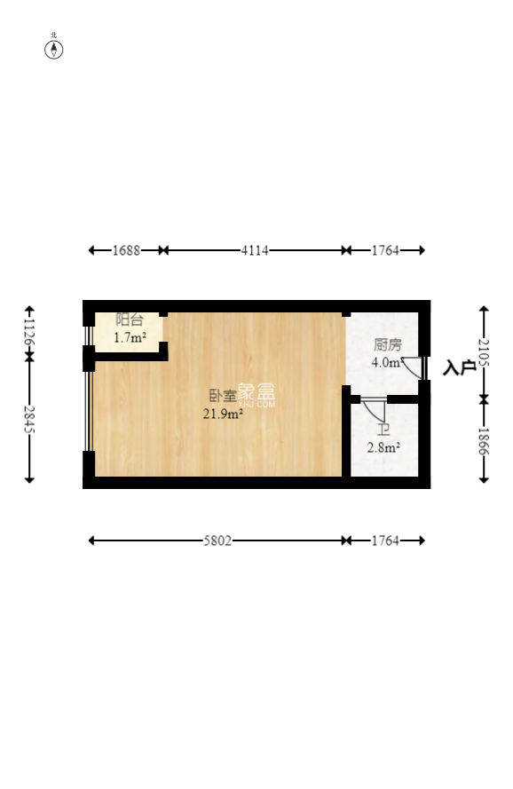 才子嘉都  1室1厅1卫    27.5万