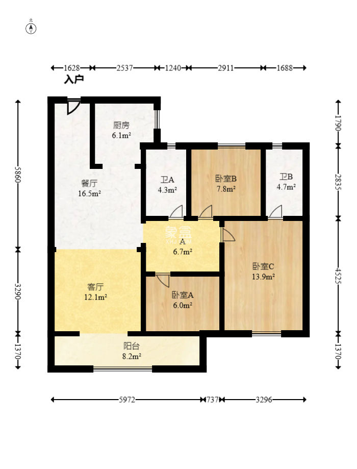 旭辉雨金广场  3室2厅2卫    80.0万 旭辉雨金广场  3室2厅2卫    80.0万