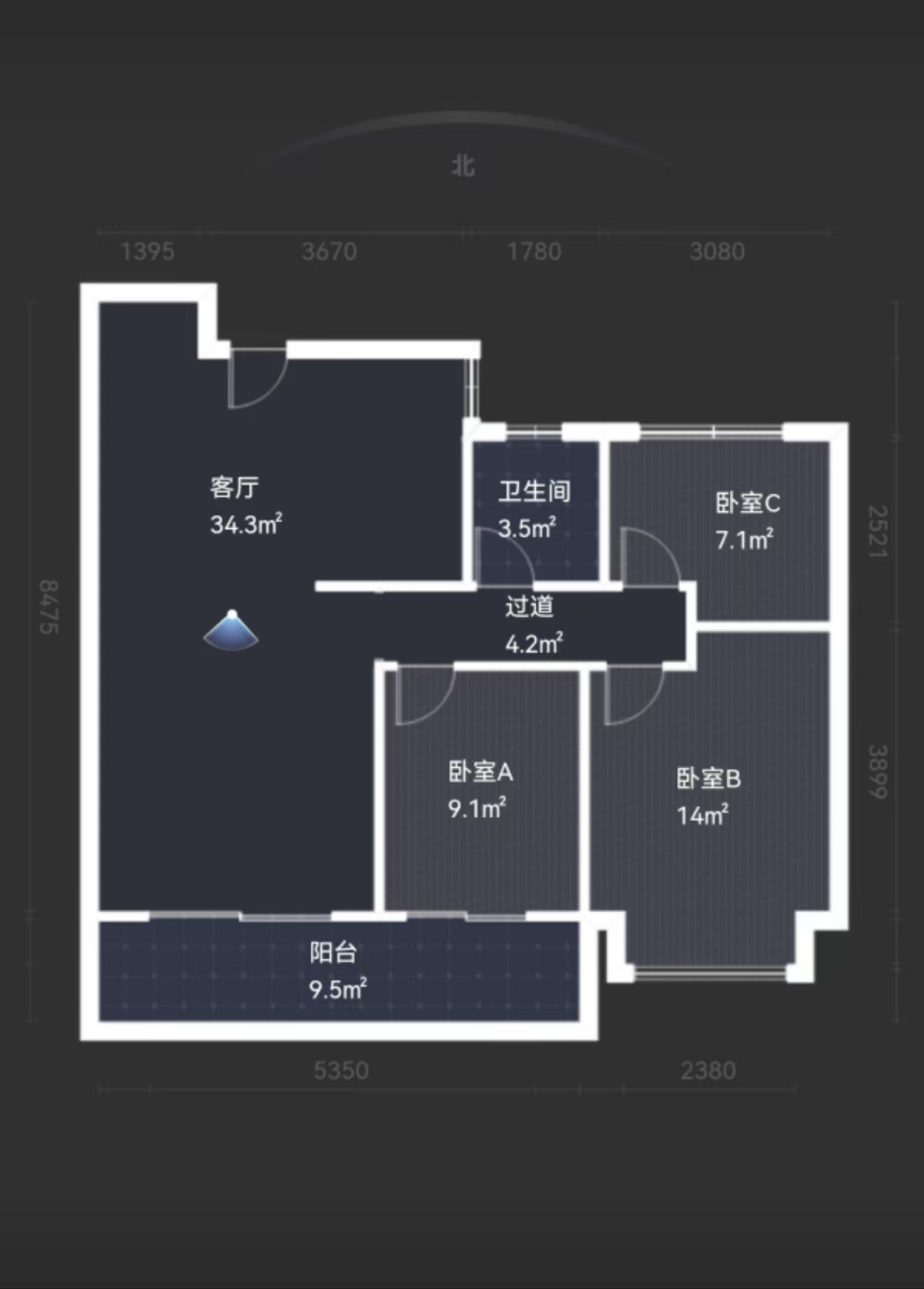 高科常春藤 3室2厅2卫 56.8万 高科常春藤 3室2厅2卫 56.8万室内图