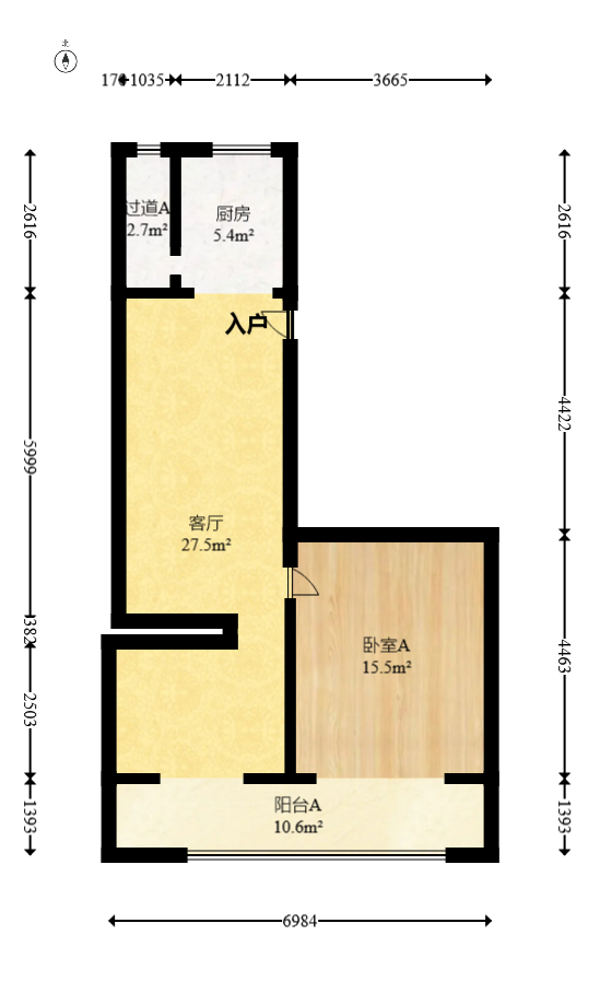 西湖路散盘  0室0厅0卫   41.00万室内图1