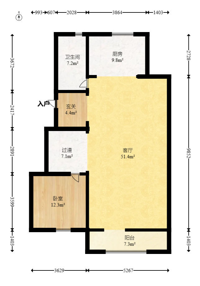 时代建发和著  6室2厅2卫    450.0万室内图1