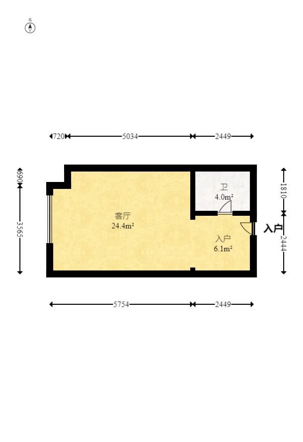 金科时代中心 3室2厅2卫 22.8万 金科时代中心 3室2厅2卫 22.8万户型图