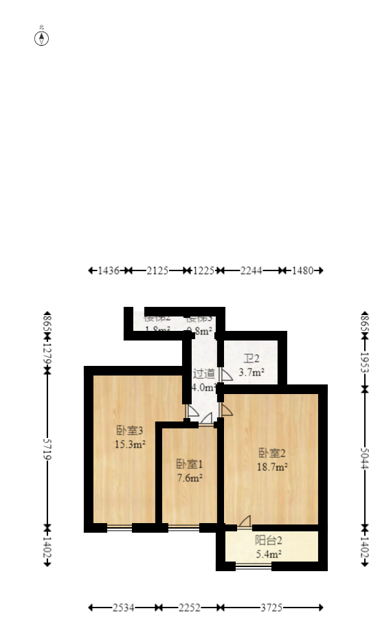 天翔新新家园  3室2厅2卫   78.80万其他