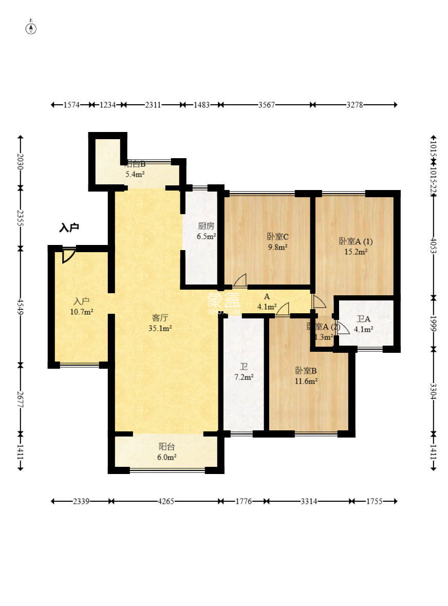 高信向日葵  3室2厅2卫    145.0万 高信向日葵  3室2厅2卫    145.0万