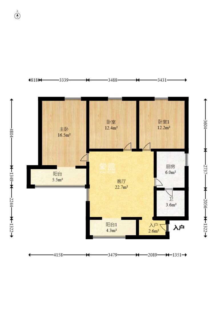 省政府五所  3室1厅1卫   95.00万